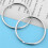 10X Quality 50Mm Keyring Split Ring Set Heavy Duty Large Nickel Key Loop Sprung Hoop 5