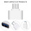Usb 3.0 Type-C Otg Cable Adapter Type C Usb-C Otg Converter For  Mi5 Mi6  Mouse Keyboard Usb Disk Flash 8