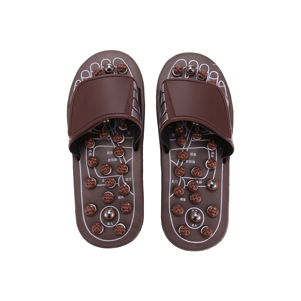 Torribaly Acupressure Foot Massager Massage Slippers Shoes Reflexology Sandals Relief Plantar Fasciitis Arthritis For Men Women M