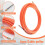 4Mm 15 Meter Orange Guide Device Nylon Electric Cable Push Pullers Duct Snake Rodder Fish Tape Wire 3