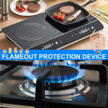 1500 mm Gasfornuis Universele Thermokoppelset M6X0.75 met Overloopmoer (Vijf) Vervangend Thermokoppel