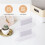 120 Sets 2 Inch Hanging Folder Tabs and Inserts for Quick Identification of Hanging Files Hanging File Inserts A 4