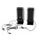 2 Pcs USB Computer Speakers Portable Speaker Stereo 3.5mm with Ear Jack for Desktop PC Laptop 3
