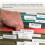 120 Sets 2 Inch Hanging Folder Tabs and Inserts for Quick Identification of Hanging Files Hanging File Inserts A 3