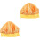 2Stk Satin Orange Reusable Haarschutz 4