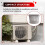 15CM Portable Air Conditioner Window Exhaust Duct Pipe Hose Interface Connector(Flat Nozzle) 2