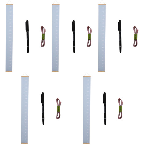 5Sets Wandmaß Wachstumsmesser Kinder Messlatte Fürs 2