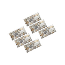 Wasserdichte PVC Wandtattoos Mit Kreativen Kieselmuster-