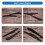 Kit de Conjunto de BraçO e Lâmina de Limpador Traseiro de 12 Polegadas para  Grand Vitara 2005-2015 MK 3 4