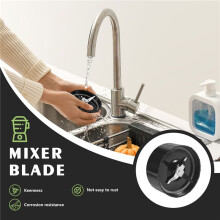 Vervangende Kruis- en Platte Messen - Vervangingsonderdelen met 4 Extra Pakkingen voor 250W Blender-Sapcentrifuge