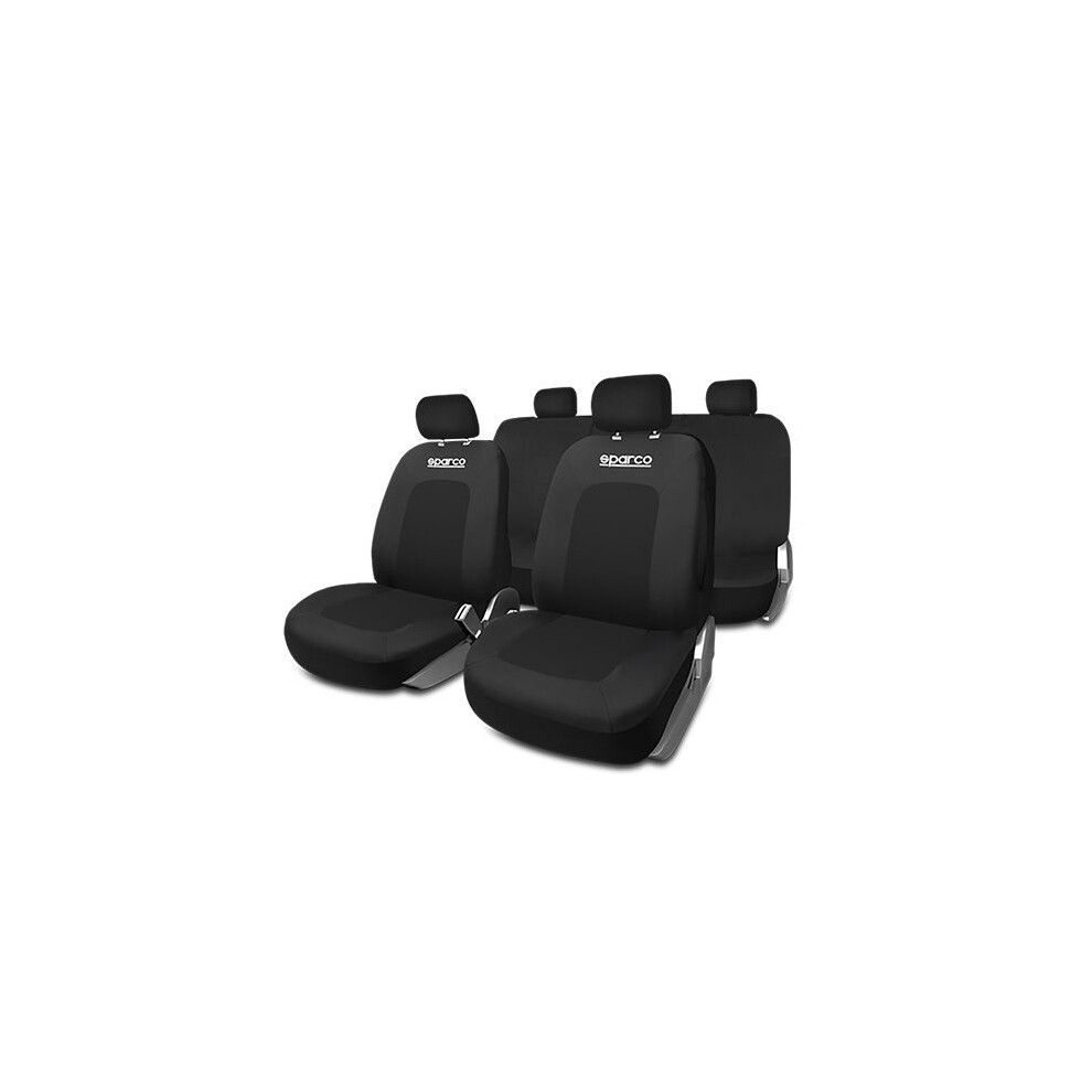 Sparco Car Seat Cover Set - Black 6922516334643