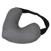 Gray Armpit Pillow with Adjustable Strap for Breast Cancer Recovery