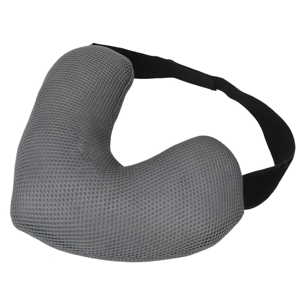 Gray Armpit Pillow with Adjustable Strap for Breast Cancer Recovery