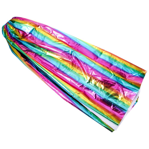 5Stk Kinder Regenbogen Cape Polyester Fasching Party Kostüm 1