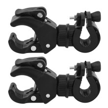 Soporte para linterna de bicicleta, tamaño universal, rotación ajustable, material de alta calidad para linterna LED, fácil de instalar, duradero