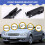 2Pcs Front Bumper Bracket End for  W203 C-Class 2038801114 2038801214 3