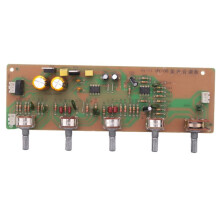 2.0 HIFI AN4558 Pré-Amplificador de áUdio Bass Midrange Treble Balance Pré-Amplificador de áUdio AjustáVel Placa Finalizada com Controle de Tom