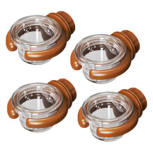 4pcs Bird Water Dispenser and Feeder for Parrot Cage, Dual Purpose Easy Refill Hanging Design