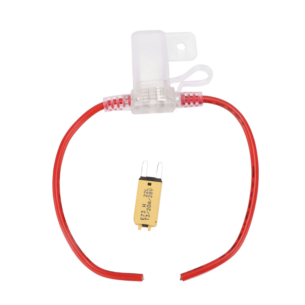 Easy Installation Inline Fuse Holder For Car Suv Atv Truck Trailer Boat Marine12v Fuse Holder Waterproof Heavy Duty With Red Wire Fuse Holder 9180479907671