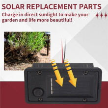 2Pcs Battery Box, Solar Lantern Light Replacement Parts Top for Outdoor Hanging Lanterns Container Home Solar Lamp