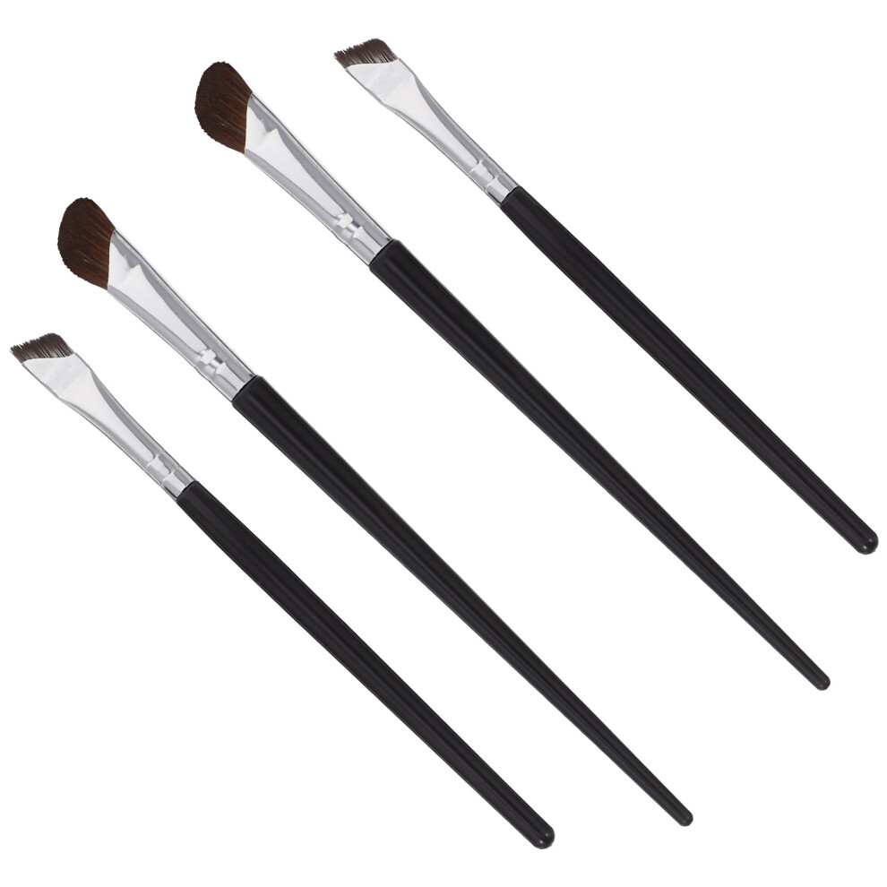 Vaguelly 8Pcs Multiuse Eye Makeup Brushes Angled Eyeliner Nose Contour Set