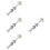 4Stk Kompaktes Trompete Praxis Tool Lippen Aus Messing Silber 9
