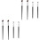 8Pcs Multiuse Eye Makeup Brushes Angled Eyeliner Nose Contour Set 5