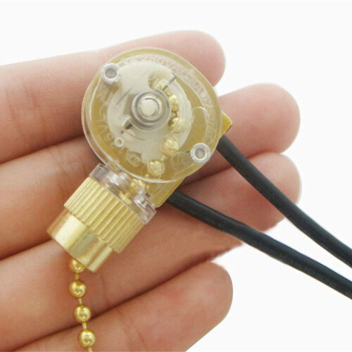 3Pack Ceiling Fan Light  ZE-109 Fan  Ceiling Pull Chain  Replacement (Bronze) 1