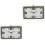 2Pièces Analogue Adhésive Miniature Pour Décor Tableau De Bord 4