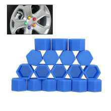 20Pièces Protections Écrous De Roue Anticorrosion Silicone Bleu