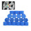 20Pièces Protections Écrous De Roue Anticorrosion Silicone Bleu 1