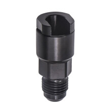 6AN auf 3/8 Schnelltrennbuchse EFI Adapter Fitting Aluminium AN6 Stecker Flare auf 3/8 Zoll Kraftstoffleitung Rohrverbinder (3/8)