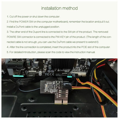 Computer Remote  Wifi  PC Start Starting  Card Startup Card Work with Sinilink  Home for , A 1