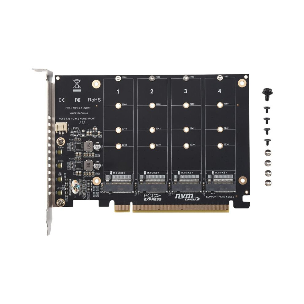 Tauoh Ph44 Nvme 4-Disk Array Card Pcie Signal Split Array Card