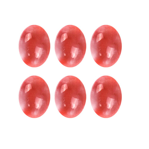 10Pièces Cabochons Ovale En Agate Pastèque Pour DIY