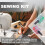 6 Pieces Sewing Machine Cleaning Kit Includes Tweezers Double Headed Lint Brush Screwdriver, for Sewing Tools 2