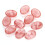 10Pièces Cabochons Ovale En Agate Pastèque Pour DIY 8