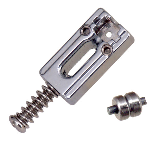 6 St Metallgitarrbro Sadelboll RullsträNg Tremolo Bridge Sadlar för Elgitarrbytesdelar, Silver 1