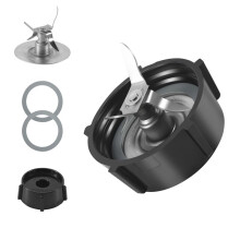 Replacement Parts for Osterizer Blender, 4 Point Fusion Blades Assembly with 2 Piece Rubber Seal Gasket 4961