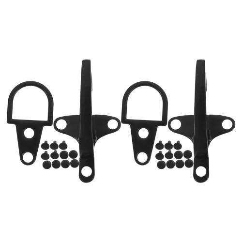 10Ensembles Boucles Interlock Zinc Noir Pour Pulls Manteaux Stylés