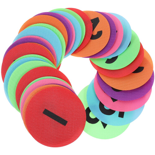 108Pièces Marqueurs Circulaires En Nylon Couleurs Vives Pour Classes