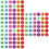108Pièces Marqueurs Circulaires En Nylon Couleurs Vives Pour Classes 8