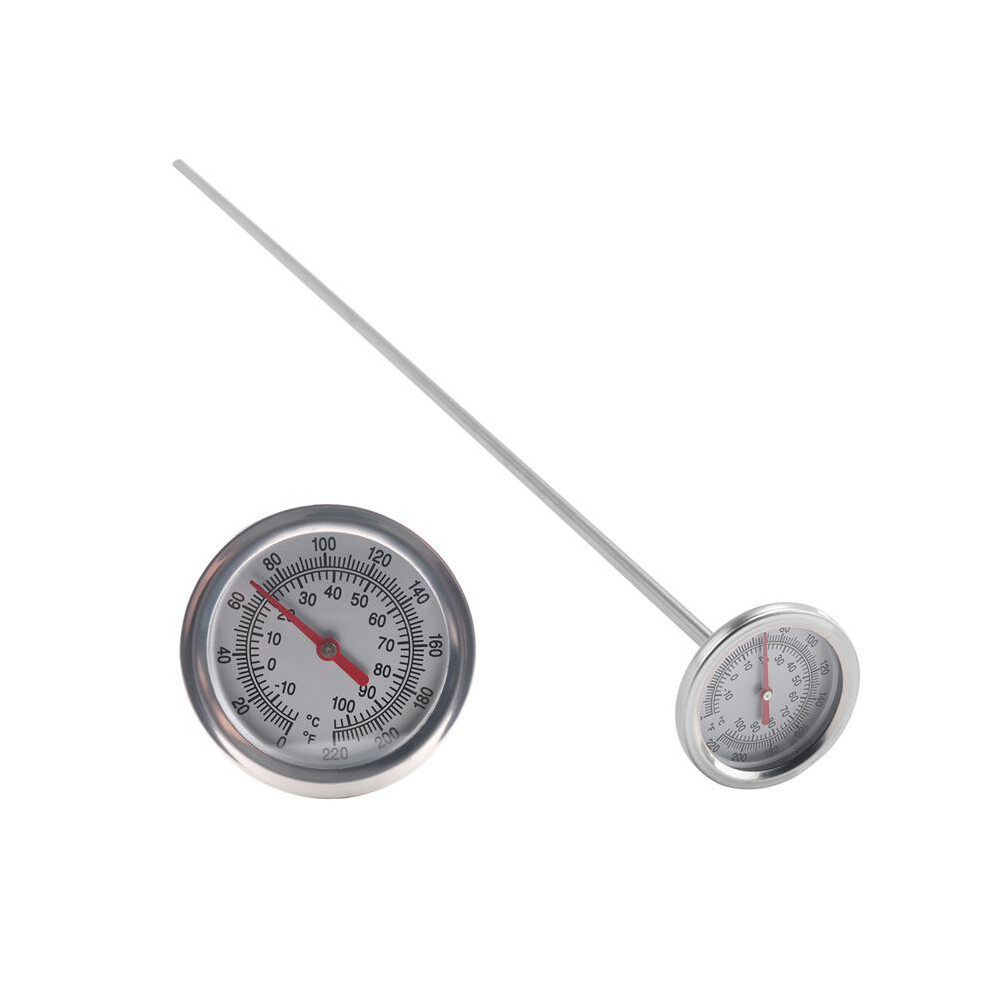 Long Stem Compost Soil Thermometer - Fast Response Stainless Steel 20 Inch - Measuring Probe - Fahrenheit And Celsius 4712036051388
