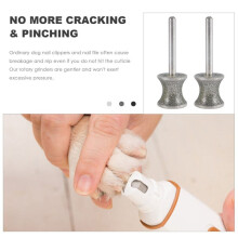 2 Pack Diamond Dog Nail Grinder Bits for Rotary Tool Fits for and Many Others