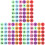 108Pièces Marqueurs Circulaires En Nylon Couleurs Vives Pour Classes 4