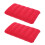 2Pièces Coussin Lombaire Gonflable En PVC Pour Camping 1