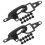 10Ensembles Boucles Interlock Zinc Noir Pour Pulls Manteaux Stylés 3