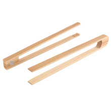 2 Pièces Pinces à Grille-Pain en Bambou Magnétiques 8,7 Pouces Pinces à Pain de Cuisine en Bois pour la Cuisson, Ustensiles de Cuisine en Bambou