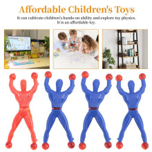Children's Small Toys Funny Wall Climbing Stick Spider Stick Villain Toys