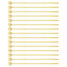 150Pcs Light Yellow Wooden Lollipop Sticks Candy Sticks DIY Cake Rods